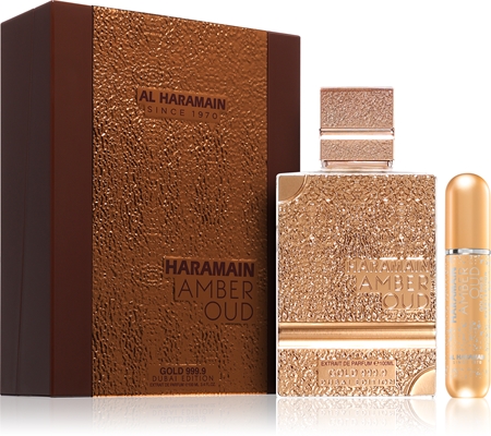Al Haramain Amber Oud Gold 999.9 aromatizēts ekstrakts abiem dzimumiem