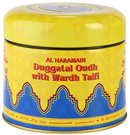Al Haramain Duggatal Oudh with Wardh Taifi weihrauch