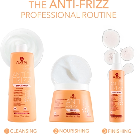 Alama Professional Anti Frizz Gloss Shampoo szampon przeciwko puszeniu się włosów
