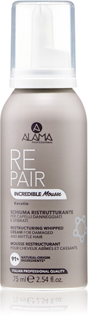 Alama Professional Repair Incredible Mousse Foam for the treatment of damaged hair