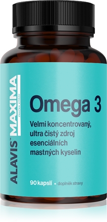 Alavis Maxima Omega 3 kapsle pro normální činnost srdce a mozku