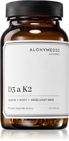 Alchymedic D3 a K2 podpora normálního stavu kostí a zubů