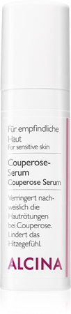 Alcina For Sensitive Skin Serums kapilāru un apsārtuma mazināšanai