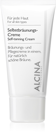 Alcina For All Skin Types creme autobronzeador para rosto