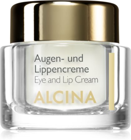 Alcina Effective Care Creme für Augen und Lippen mit glättender Wirkung