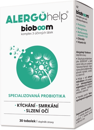 AlergoHelp BioBoom tobolky s probiotikami