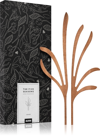 Alessi The Five Seasons Leaves ersatzstäbchen für aromazerstäuber (Mahogany Wood)