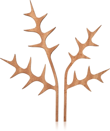 Alessi The Five Seasons Leaves ersatzstäbchen für aromazerstäuber (Mahogany Wood)