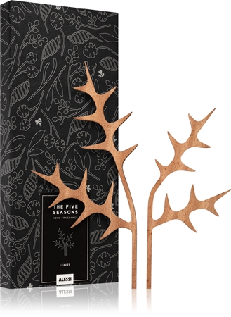Alessi The Five Seasons Leaves ersatzstäbchen für aromazerstäuber (Mahogany Wood)