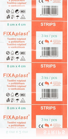 Fixaplast Patch Strip 8 x 4cm plaster tekstylny