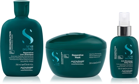 Alfaparf Milano Semi di Lino Reconstruction Reparative kit set for damaged hair