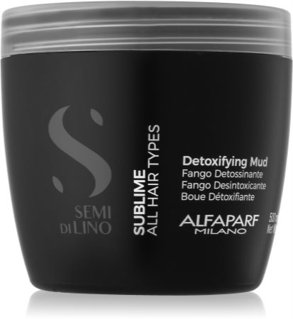 Alfaparf Milano Semi di Lino Sublime маска-детокс для всіх типів волосся