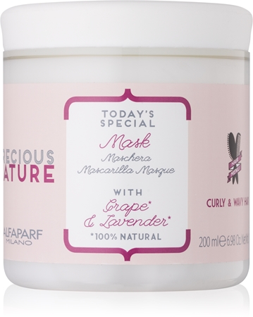 Alfaparf Milano Precious Nature Grape & Lavender Voedende Masker tegen Kroes Haar