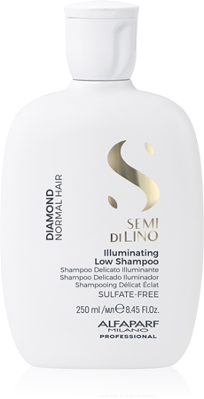 Alfaparf Milano Semi di Lino Diamond Illuminating Low Shampoo szampon rozświetlający do włosów normalnych
