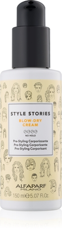 Alfaparf Milano Style Stories The Range Pre-Styling Tidsbesparande primer-fön med värmeskydd för maximal volym