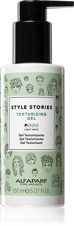 Alfaparf Milano Style Stories The Range Texturizing formázó gél gyengéd tartósságért dúsabb hatásért