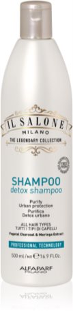 Alfaparf Milano Il Salone Detox σαμπουάν καθαρισμού και αποτοξίνωσης για μαλλιά που εκτίθενται σε μολυσμένη ατμόσφαιρα