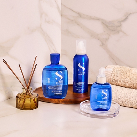 Alfaparf Milano Semi Di Lino Volumizing Schaum-Conditioner für mehr Volumen