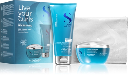 Alfaparf Milano Semi Di Lino Curls set cadou (pentru păr creț)