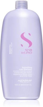 Alfaparf Milano Semi di Lino Smooth glättendes Shampoo für unnachgiebige und strapaziertes Haar