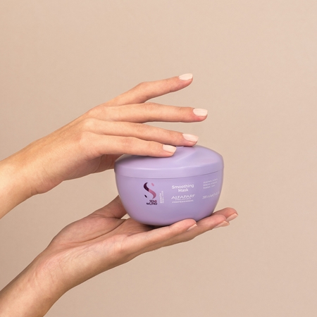 Alfaparf Milano Semi di Lino Smooth Smoothing Kit ensemble pour cheveux indisciplinés et frisottis