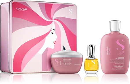 Alfaparf Milano Semi di Lino Moisture set cadou (pentru par uscat)