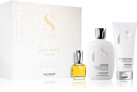 Alfaparf Milano Semi di Lino Diamond Illuminating darilni set (za sijaj) za ženske