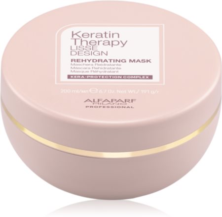 Alfaparf Milano Keratin Therapy Lisse Design rehydrating mask for shiny and soft hair