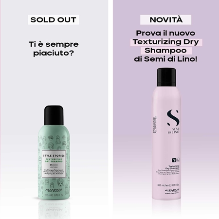 Alfaparf Milano Semi di Lino Style&Care Dry Shampoo shampoo secco ristrutturante con fattore di protezione UV