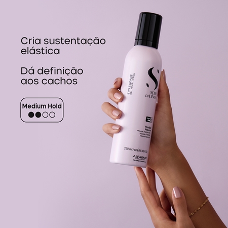 Alfaparf Milano Semi di Lino Style&Care Flexible Mousse mousse para fixação natural e brilho