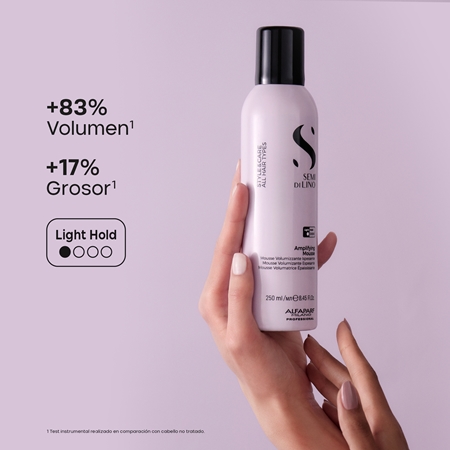 Alfaparf Milano Semi di Lino Style&Care Amplifying Mousse espuma fijadora para dar volumen de fijación media