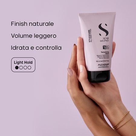 Alfaparf Milano Semi di Lino Style&Care Texturizing Balm crema idratante per styling per un look naturale