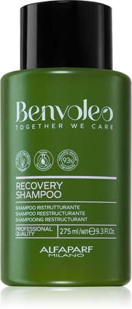Alfaparf Milano Benvoleo Recovery rakennetta uudistava shampoo vaurioituneille hiuksille