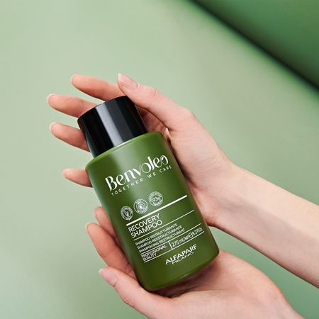Alfaparf Milano Benvoleo Recovery rakennetta uudistava shampoo vaurioituneille hiuksille