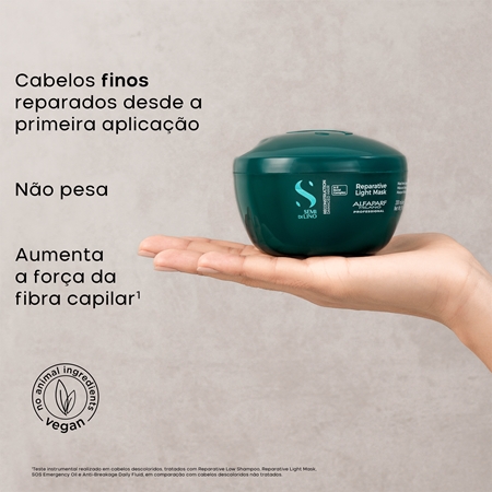 Alfaparf Milano Semi di Lino Reconstruction Reparative Light Mask máscara regeneradora para cabelo danificado