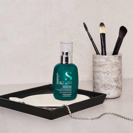 Alfaparf Milano Semi di Lino Reconstruction Anti-damage Shield Cream condicionador restaurador leave-in para cabelo normal e resistente