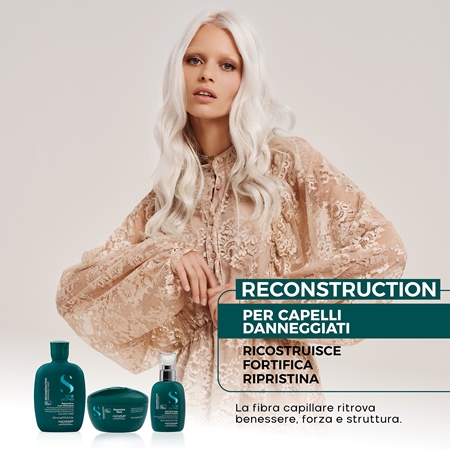 Alfaparf Milano Semi di Lino Reconstruction Anti-damage Shield Cream balsamo rigenerante senza risciacquo per capelli normali e resistenti