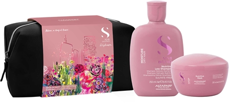 Alfaparf Milano Semi di Lino Moisture coffret cadeau pour cheveux très secs
