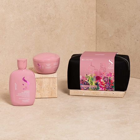 Alfaparf Milano Semi di Lino Moisture coffret cadeau pour cheveux très secs