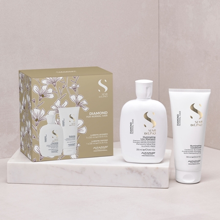 Alfaparf Milano Semi di Lino Diamond Kit conjunto para cabelo brilhante e macio