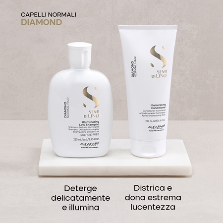 Alfaparf Milano Semi di Lino Diamond Kit set per capelli brillanti e morbidi