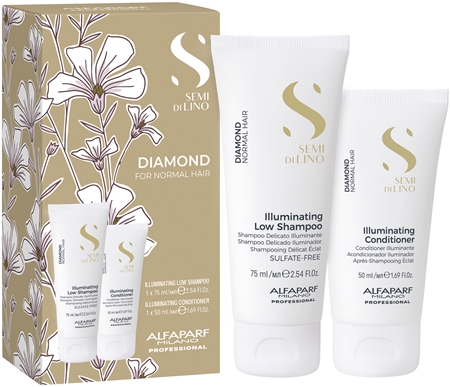 Alfaparf Milano Semi di Lino Diamond Minisize Kit cestovní set pro zářivý lesk