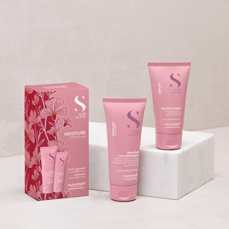 Alfaparf Milano Semi di Lino Moisture Minisize Kit cestovní set pro intenzivní hydrataci
