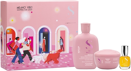 Alfaparf Milano Semi di Lino Moisture zestaw upominkowy intensywnie nawilżający