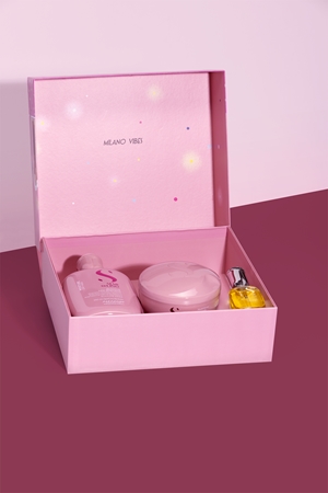 Alfaparf Milano Semi di Lino Moisture Holiday Kit Gift Set for intensive hydration