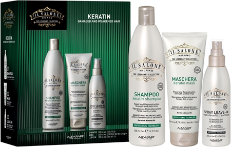 Alfaparf Milano Il Salone Milano Keratin kit Gift Set for damaged hair