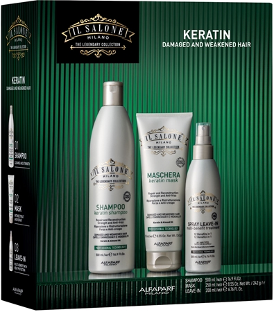 Alfaparf Milano Il Salone Milano Keratin kit Gift Set for damaged hair