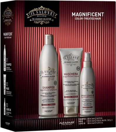 Alfaparf Milano Il Salone Milano Magnificent Kit Geschenkset für gefärbtes Haar
