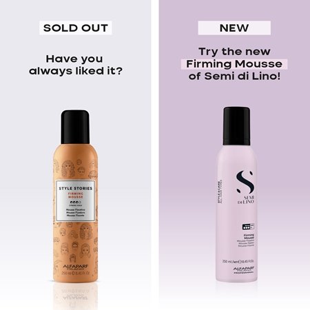 Alfaparf Milano Semi di Lino Style&Care Firming mousse Strong Hold Fixation Mousse for hair
