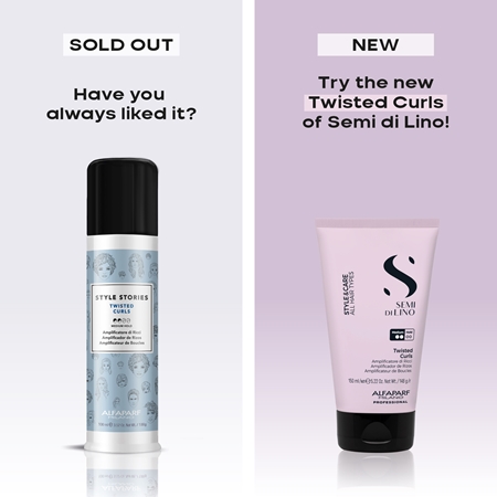 Alfaparf Milano Semi di Lino Style&Care Twisted curls Styling Cream for Curl Definition